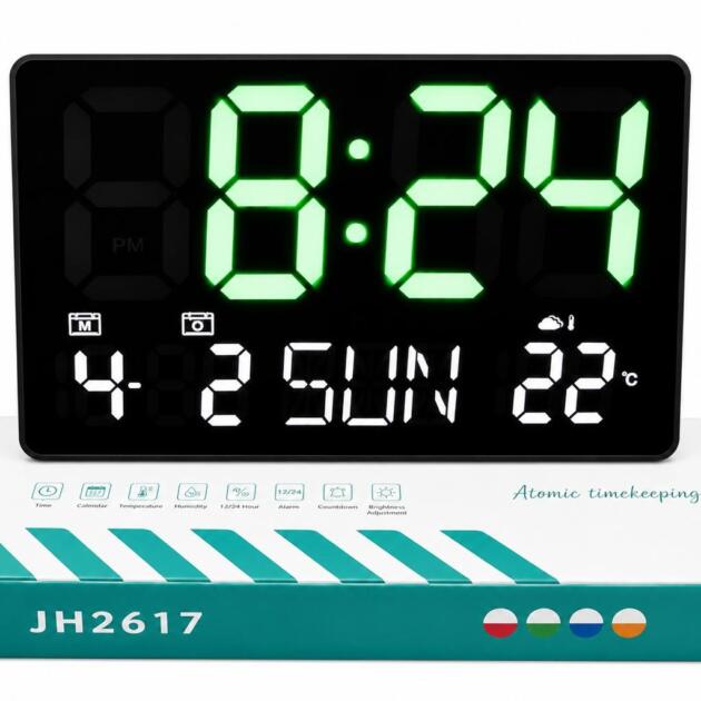 Digital Calendar Clock 2617 Office, Shop, School, Home, Reception,