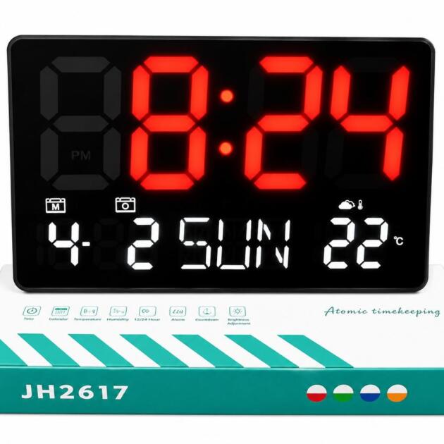Digital Calendar Clock 2617 Office, Shop, School, Home, Reception