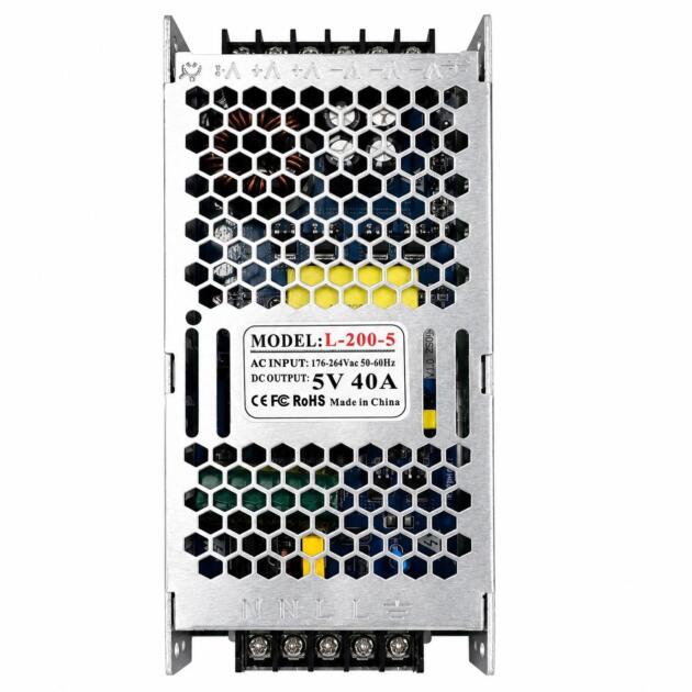 5V 40A VIDEO SCREEN Switching Power Supply (200W SMPS)