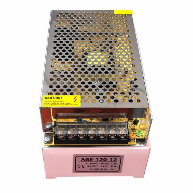 12V 10A Switching Power Supply LED Modules LED Strip Lights CCTV Cameras Digital Clocks Prayer Time Clocks Access Control Systems Industrial Automation
