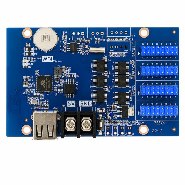 WF4 RGB Panel Text Card RGB LED Advertising Boards Digital Business Signboards Shop Advertising Displays School & College Information Boards Office Digital Displays Mosque Information Displays Public Announcement Boards
