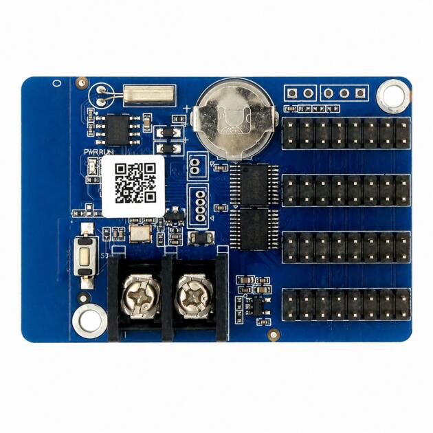 HUIDU W4 Single Color WiFi LED Control Card LED Advertising Boards Shop Sign Boards Scrolling Message Displays Business Advertising Signs Information Display Boards